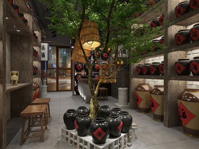 中式酒庄专卖店