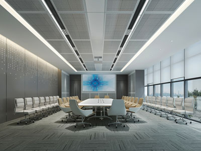 现代办公区会议室