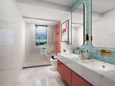 现代轻奢卫生间卫浴间