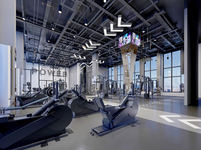 工业风健身房