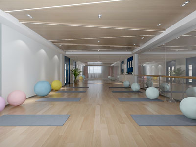 现代瑜伽馆健身房