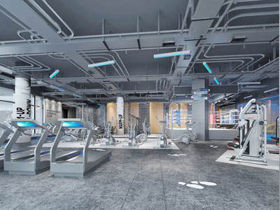 工业风健身房