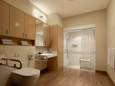 新中式卫生间卫浴间淋浴间