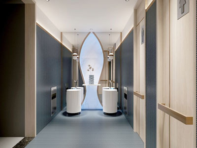 新中式公共卫生间