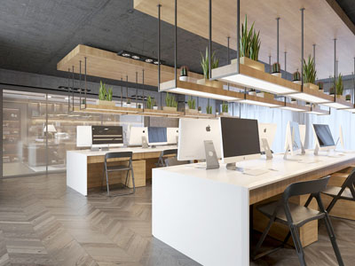 现代公共办公区