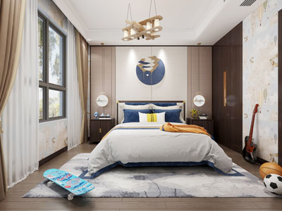 新中式儿童房卧室