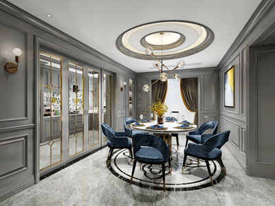 新古典轻奢餐厅