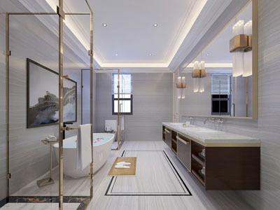 新中式卫生间卫浴间