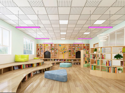 北欧幼儿园阅览室图书馆