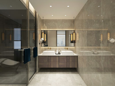 新中式卫生间洗手间