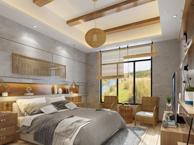 中式民宿酒店客房