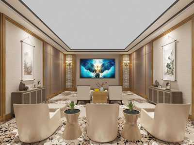 中式影音室视听室