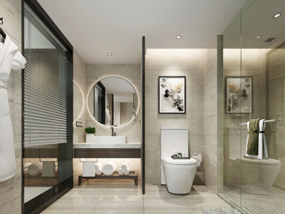 现代卫生间卫浴间淋浴间