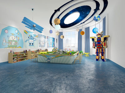 后现代幼儿园活动教室