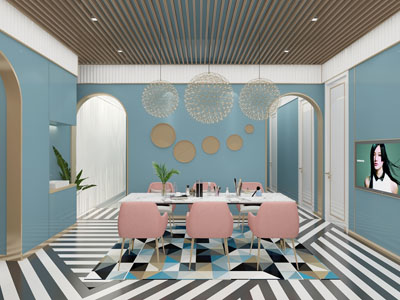 现代轻奢美容美甲店