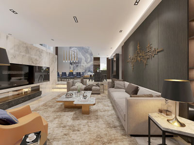 新中式客厅餐厅