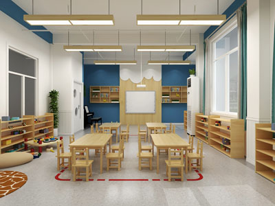 现代幼儿园教室