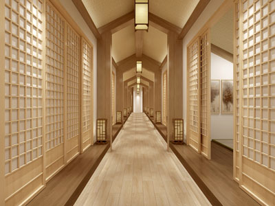 日式走廊过道