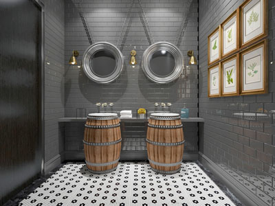 工业风卫生间卫浴间