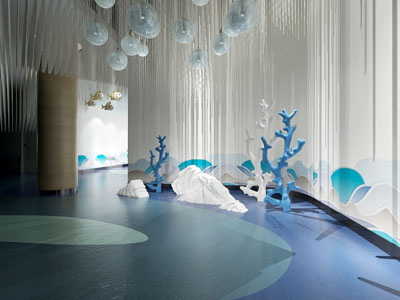 现代大堂园艺小品