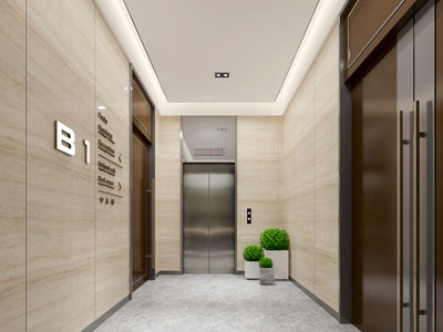 现代走廊过道电梯间