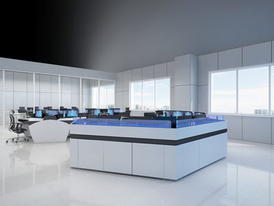 现代公共办公区