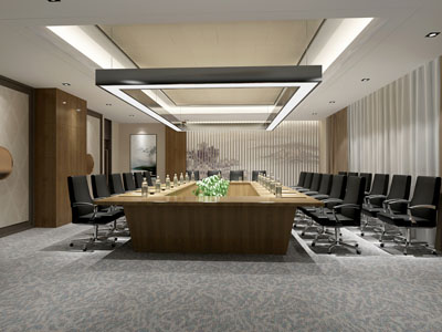 新中式会议室