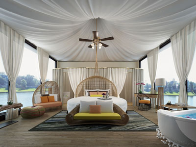 新中式民宿客房