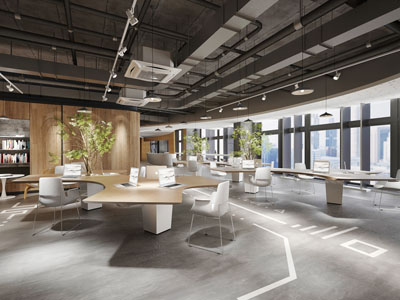 现代公共办公区