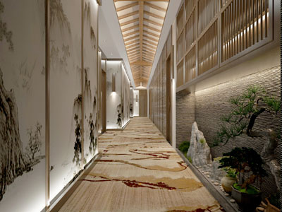 中式走廊过道