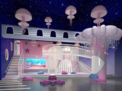 现代幼儿园海洋主题活动空间