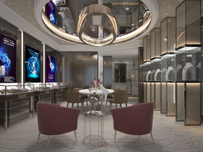 现代轻奢珠宝首饰专卖店