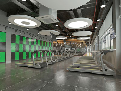工业风健身房