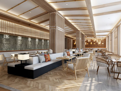 日式饭店餐馆就餐区