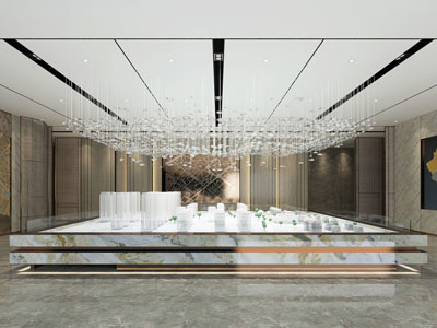 现代售楼处沙盘