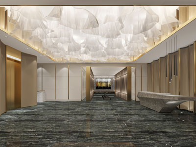 现代大堂前台接待台