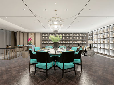 新中式客厅餐厅