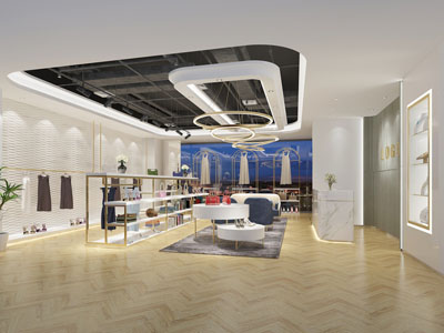 现代轻奢服装店