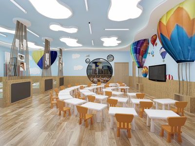 现代幼儿园活动教室