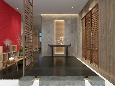 中式玄关过道门厅