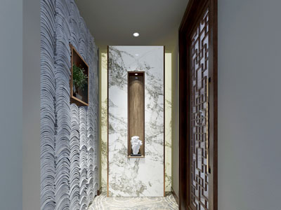 新中式玄关过道门厅