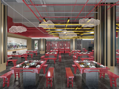 中式饭店餐馆火锅店