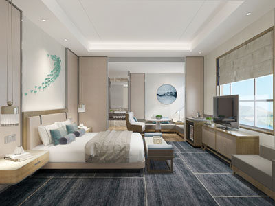 新中式酒店客房套房