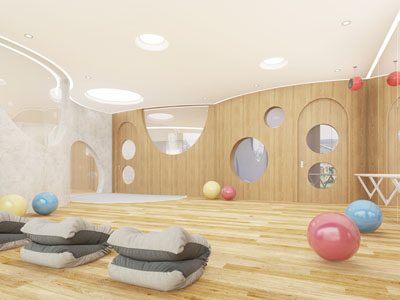 现代幼儿园多功能活动教室