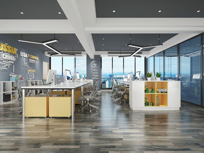 现代公共办公区