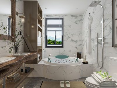 现代卫浴间卫生间