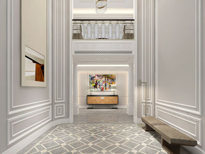 新中式玄关过道门厅