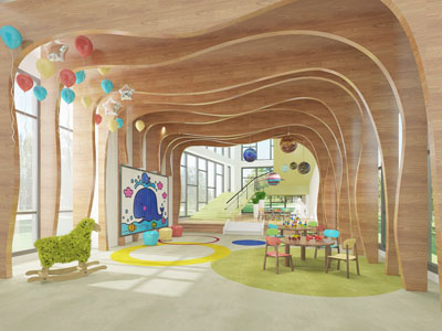 北欧幼儿园活动教室