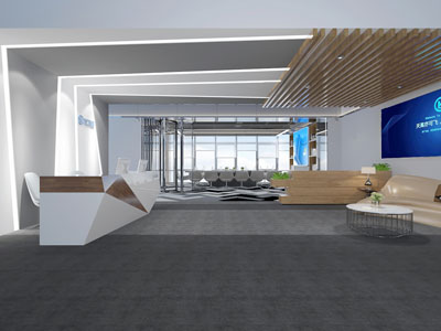 后现代大堂前台接待区