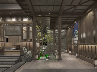 中式玄关过道门厅